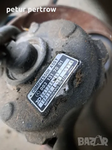 Компресор за климатик за мерцедес 124  2,6 бензин, снимка 2 - Части - 47476005