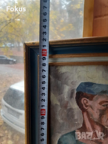 УНИКАТ Красива голяма майсторска картина масло на платно, снимка 7 - Антикварни и старинни предмети - 53449118