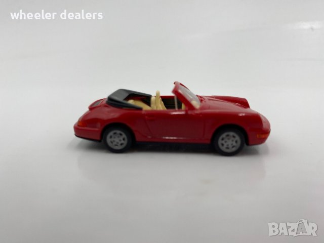 Пластмасова количка Wiking Porsche Carrera 4 кабрио 1/87, снимка 7 - Колекции - 39013143