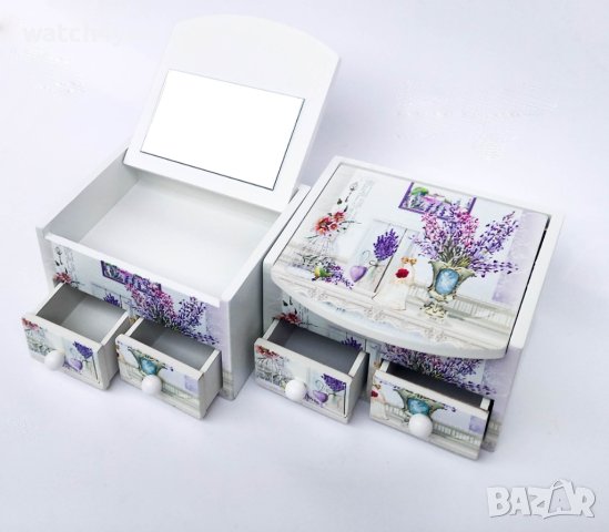 НОВА КУТИЯ ЗА БИЖУТА.КУТИИ ЗА БИЖУТА.VINTAGE ОРГАНАЙЗЕР,ВИНТИДЖ КУТИЯ ЗА БИЖУТА , снимка 3 - Други - 44020784