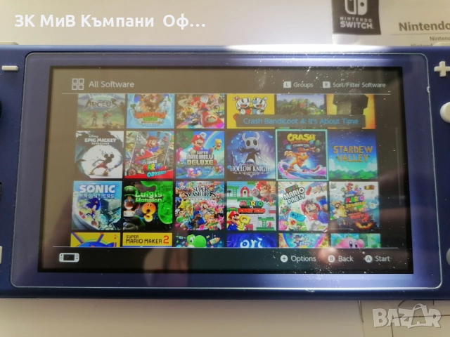 Портативна конзола Nintendo Switch Lite , снимка 3 - Nintendo конзоли - 52421661