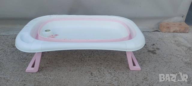 сгъваема детска вана Dolu - розова, снимка 6 - За банята - 52298091