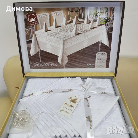 Покривки лукс с аксесоари , снимка 4 - Покривки за маси - 37985046