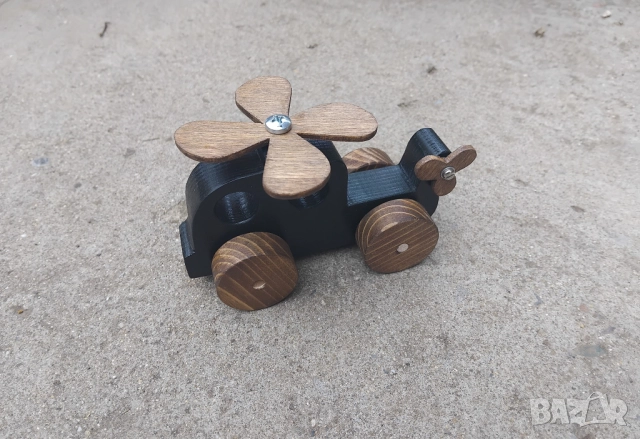 Дървен хеликоптер 15, снимка 2 - Декорация за дома - 52796189