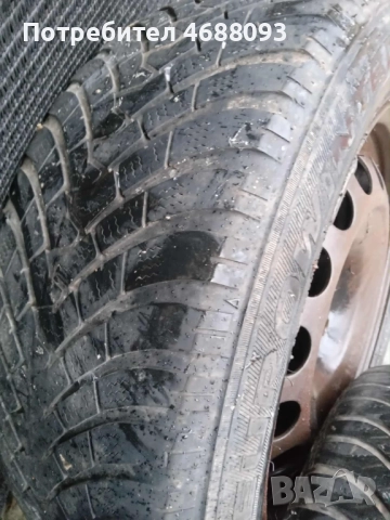 Гуми с джанти 15 цола 4броя 80лв за Волксваген Голф 4  1.9 дизел 90к.с 2000г, снимка 2 - Части - 52863455