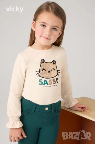 Детска блуза с дълги ръкави Mayoral, размер 104см