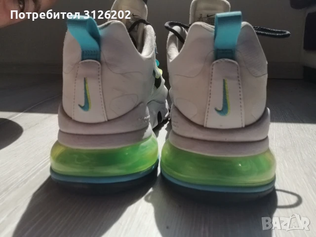 Мъжки маратонки Nike Air Max 270 React SE "Worldwide Pack" Бели 46, снимка 3 - Маратонки - 51341182