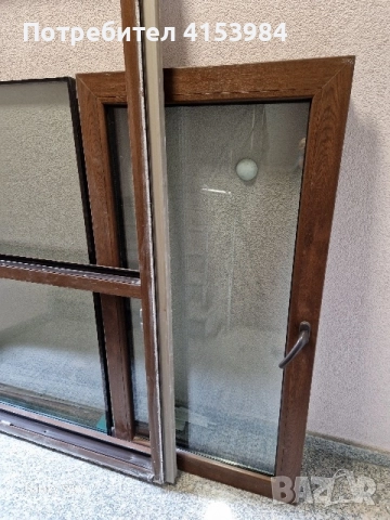 Продавам използвана PVC дограма 6 камерна + троен стъклопакет. , снимка 2 - Дограми - 52053601
