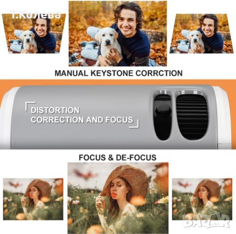 НОВ Проектор за домашно кино , снимка 6 - Плейъри, домашно кино, прожектори - 43159159