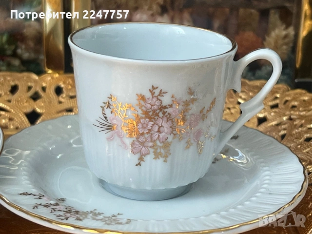 Комплект порцелан за чай и кафе, снимка 6 - Чаши - 53022250