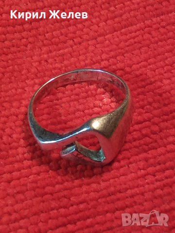 СТАР СРЕБЪРЕН АРТ ДЕКО СТИЛ ПРЪСТЕН СРЕБРО 925 МАЙСТОРСКА ИЗРАБОТКА 25682, снимка 3 - Пръстени - 35883990
