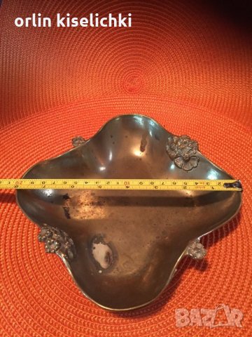 Фруктиера/панерка Месинг , снимка 4 - Декорация за дома - 28203868