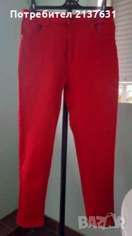 ДАМСКИ ЧЕРВЕН ДЕНИМ ДЪНКИ МАНГО