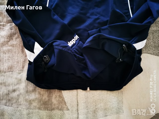 Детски анцуг на фирмата Uhlsport, размер XS, чосто нив, но без етикет. , снимка 9 - Детски анцузи и суичери - 43449544