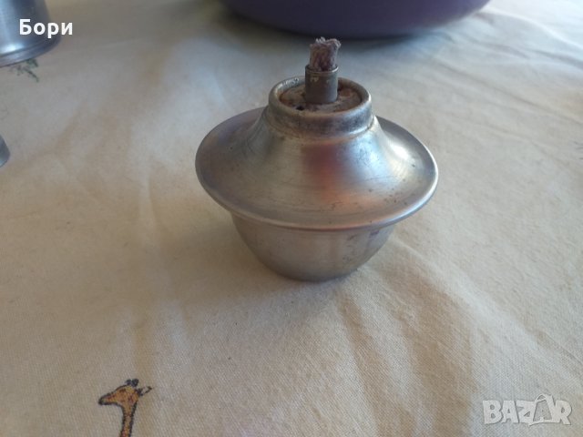 Стара спиртна лампа алуминиева, снимка 2 - Други ценни предмети - 33363221