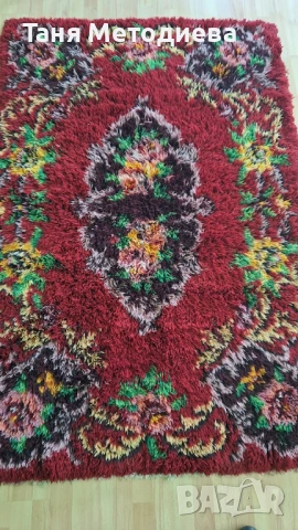 Вълнени ръчно тъкани губери 170 × 155 см и 282×154 см, китеник 1.30/1.93- чисти добре запазени, снимка 7 - Други - 53096971