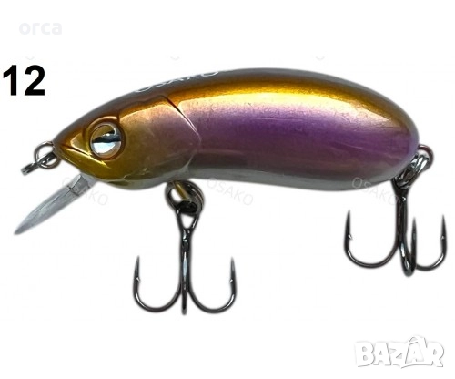 Воблер OSAKO CC35 Floating 35 mm – повърхностен воблер за хищници, снимка 12 - Такъми - 51888043