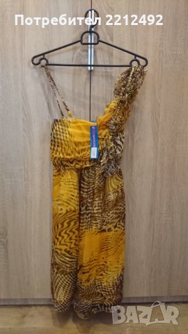 Къса рокля леопард (НОВА), снимка 1 - Рокли - 32322416