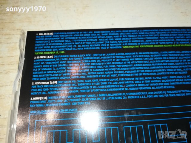 WILL SMITH CD 2212231829, снимка 12 - CD дискове - 43516948