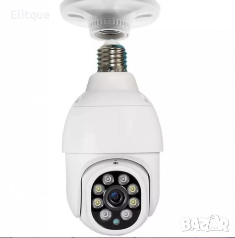 Куполна Wi-Fi камера под формата на крушка с широкообхватен ъгъл на видимост, снимка 5 - Друга електроника - 52684564