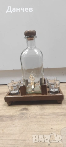 Комплект бутилка с шотове , снимка 3 - Други стоки за дома - 53030638