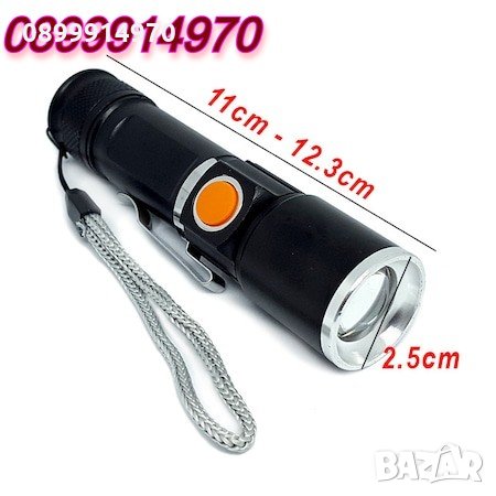 Мини LED фенерче с три режима на работа, снимка 1