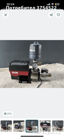 Хидрофорна система Grundfos CMBE 3 – 62, снимка 3 - Напояване - 53396328