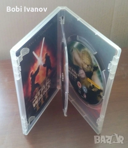 Star Wars Междузвездни Войни III Отмъщението на ситите Бг субтитри DVD + бонус диск 2005, снимка 3 - DVD филми - 50916541