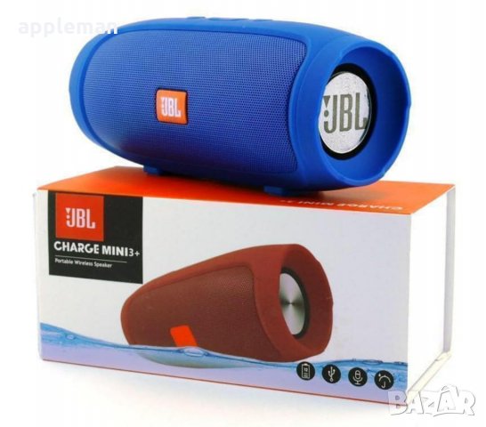 ПРОМO JBL Charge 3 mini+ портативна безжична bluetooth колонка колона, снимка 4 - Тонколони - 28242985