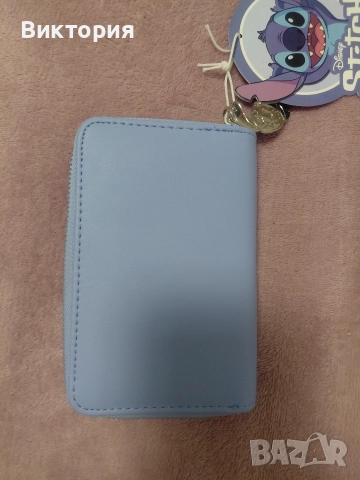 Портмоне Стич / Дамско розово, снимка 2 - Портфейли, портмонета - 50838308