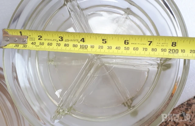 Лот шест чинии с 3 разделения, за ядки и подобни храни, снимка 10 - Чинии - 51141012