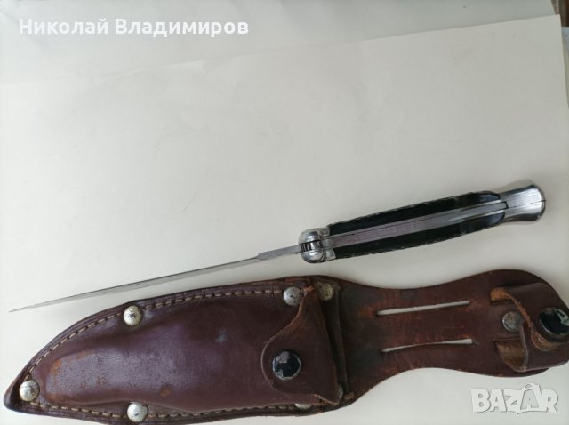 Български нож ножче П.Денев Габрово Шипка кама, снимка 5 - Ножове - 40531533