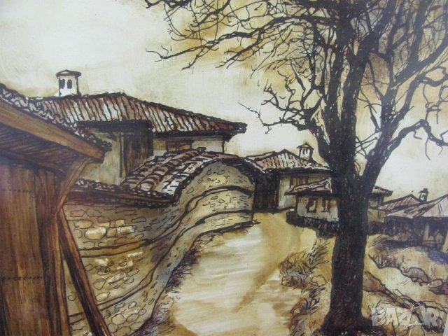 Картина на Художника Цветан Цветанов Смесена Техника, снимка 6 - Картини - 43127923