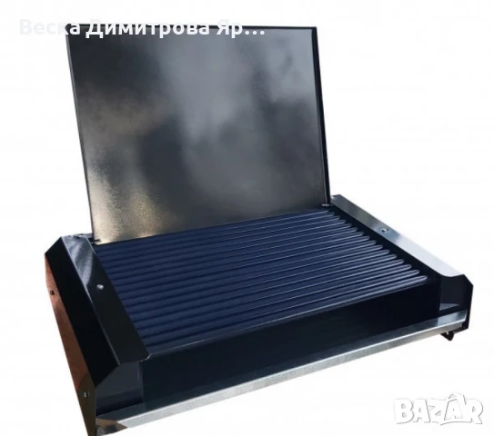 Електрическа скара, 2400W с капак, металокерамика