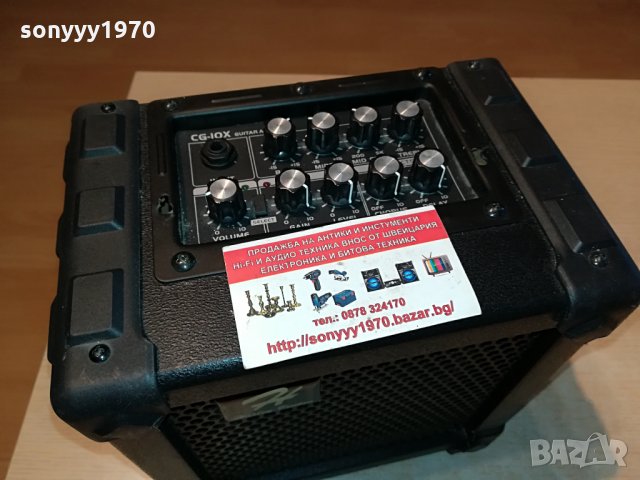 ПОРЪЧАНО-harley benton cg10x guitar amplifier-внос france 0805212100, снимка 6 - Ресийвъри, усилватели, смесителни пултове - 32805513