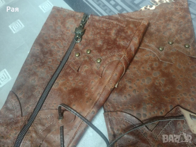 Кожени ботуши Ferde, снимка 15 - Дамски ботуши - 50673457