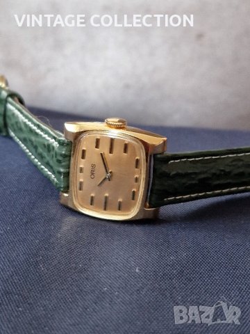 ORIS Швейцарски Механичен Часовник Позлатен Дамски Рядък SWISS MADE, снимка 2 - Дамски - 43793071