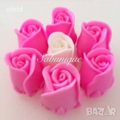 гигант 3D роза в цилиндър силиконова форма молд украса фондан тесто свещ гипс сапун гипс свещ, снимка 2 - Форми - 36824887