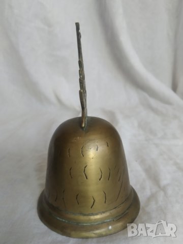 месингова камбанка, снимка 2 - Антикварни и старинни предмети - 35005645