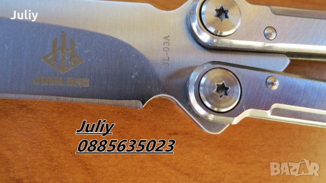 Сгъваем нож тип пепепуда JL-03, снимка 14 - Ножове - 26772498