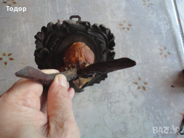 Уникален немски ловен трофей дърворезба 8, снимка 6 - Антикварни и старинни предмети - 43728551