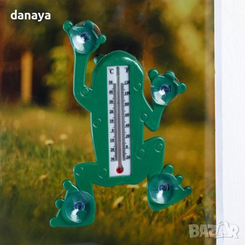4300 Забавен термометър за прозорец Жабка, снимка 3 - Други - 43379979