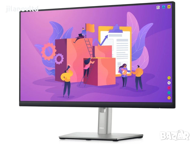 Професинален монитор DELL P2422H с IPS FULL HD матрица с гаранция, снимка 2 - Монитори - 51289297