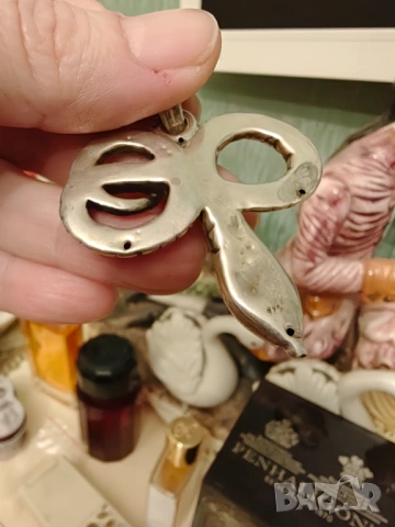 Масивна авторска сребърна висулка духано сребро , снимка 5 - Колиета, медальони, синджири - 53238879