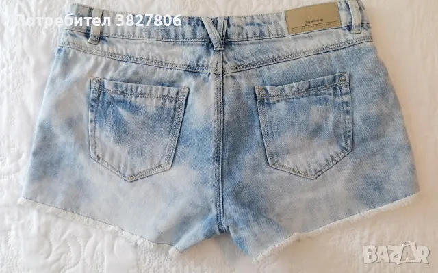 Къси летни дънки Страдивариус, снимка 2 - Дънки - 50010315