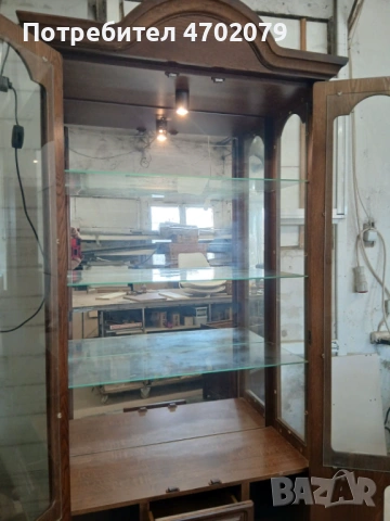 Старинна витрина, снимка 2 - Антикварни и старинни предмети - 53022115