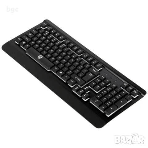 Светеща Клавиатура Gaming A+ Ghost, Метална, Rainbow подсветка, снимка 6 - Клавиатури и мишки - 50466950