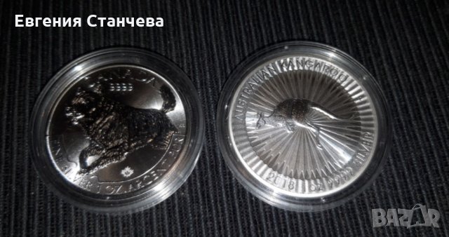 инвестиционно сребро 1 унция различни дизайни, снимка 3 - Нумизматика и бонистика - 32202941