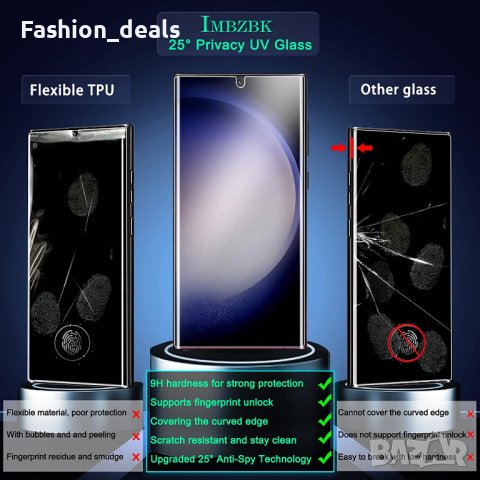 Нов пълен комплект за защита телефон Samsung Galaxy S23 Ultra Самсунг Протектор, снимка 4 - Стъкла за телефони - 39745747