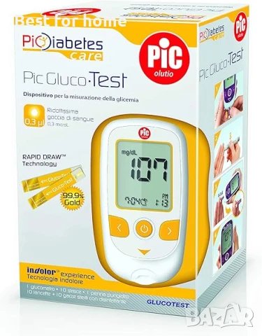 Комплект за измерване на кръвна захар Pic Solution